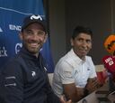 Rueda de prensa de Valverde y Quintana en el día de descanso