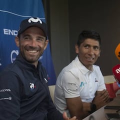 Rueda de prensa de Valverde y Quintana en el día de descanso