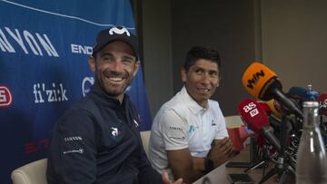 02/09/19 RUEDA DE PRENSA DE ALEJANDRO VALVERDE Y NAIRO QUINTANA
 DIA DE DESCANSO EN PAU
 VUELTA ESPA&Atilde;A 2019
 CICLISMO
 