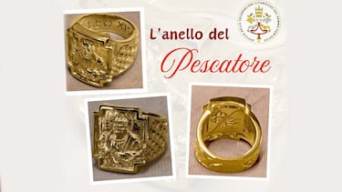 Qu¨¦ es el ¡®Anillo del Pescador¡¯, la joya que recibir¨¢ el papa Le¨®n XIV y que se destruir¨¢ tras su muerte: Francisco rompi¨® una tradici¨®n de 750 a?os