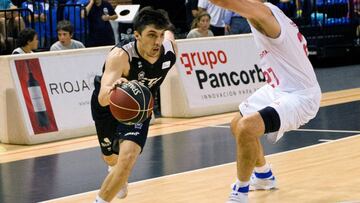 Lucio Redivo, durante el partido contra el Tecnyconta Zaragoza.