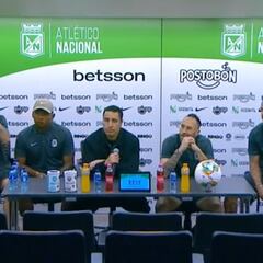 Referentes de Nacional van con Juárez a rueda de prensa