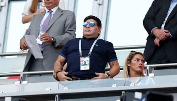 Diego Armando Maradona en el Kazán Arena.