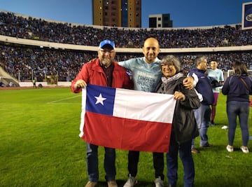 Ñúñez durante su etapa en Bolívar de La Paz. 