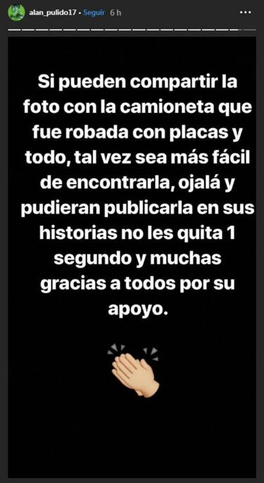 Alan Pulido denuncia el robo de su camioneta en Guadalajara