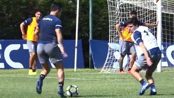 Así vive Edson Puch sus primeras prácticas en la U. Católica