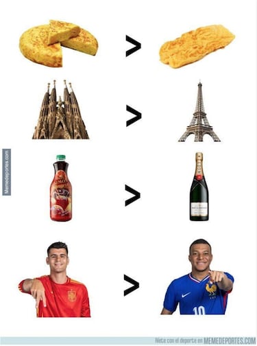 Lamine y Mbappé protagonistas de los memes de la Nations League