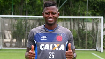 El delantero colombiano, Duvier Riascos ya entrena con Vasco da Gama en su regreso al equipo brasile&ntilde;o