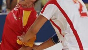 <b>A POR TODAS.</b> Noelia Oncina, en una jugada en el partido pasado contra Turquía.