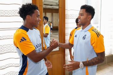 Rodrygo ya está con el Madrid; faltan Vinicius y Militao