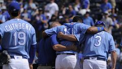 Ni la lesi&oacute;n de Salvador P&eacute;rez parece suficiente para contener el ascenso de los Kansas City Royals.