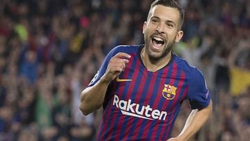Jordi Alba, Rakitic y el juego de las tarjetas al borde de la quinta