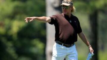 Miguel &Aacute;ngel Jim&eacute;nez, durante el pasado Masters de Augusta.