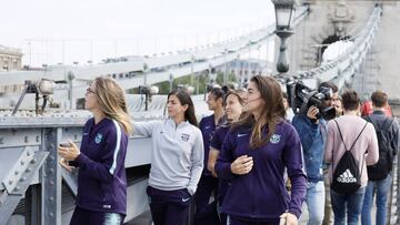 Las chicas del Barça pasean por Budapest antes de la gran final