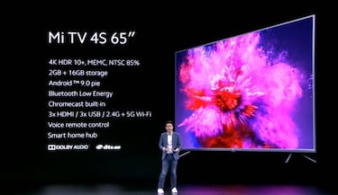 Xiaomi Mi TV 4S: 65 pulgadas y 4K por menos de 700€