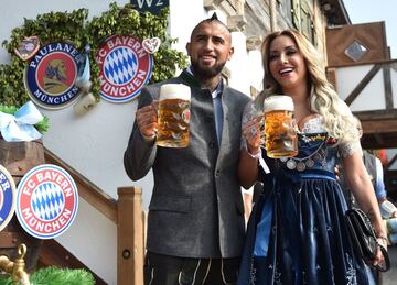 Así disfrutó Vidal del Oktoberfest