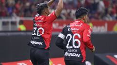  Eduardo Aguirre celebrates his goal of Atlas during the game Atlas vs Cruz Azul, corresponding to Round 01 of the Torneo Apertura 2023 of the Liga BBVA MX, at Jalisco Stadium, on July 01, 2023.

<br><br>

Eduardo Aguirre celebra su gol 1-0 de Atlas durante el partido Atlas vs Cruz Azul correspondiente a la Jornada 01 del Torneo Apertura 2023 de la Liga BBVA MX , en el Estadio Jalisco, el 01 de Julio de 2023.