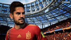 Isco analiza sus estadísticas en FIFA 18 por el Mundial de Rusia