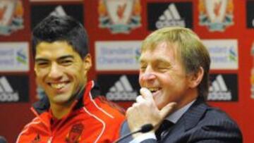 Dalglish, con Luis Su&agrave;rez.