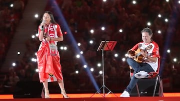 Pilar Bogado puso en pie al estadio del Almería