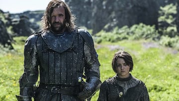 Juego de tronos, Sandor Clegane, Arya Stark