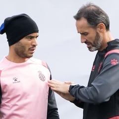 Vicente Moreno: "La pareja Raúl de Tomás-Espanyol va de la mano"