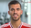 El saludo de Ceballos en Arsenal que fue apreciado por los hinchas