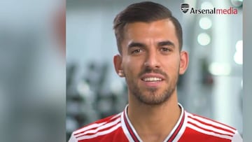 El primer saludo de Ceballos como 'gunner' que tiene a los ingleses locos en Twitter