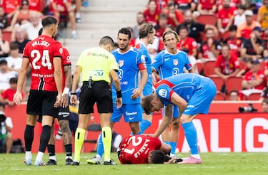 El noruego ha entrado para intentar desatascar el partido y el colegiado le ha mostrado la roja a los 10 minutos de pisar el césped tras consultar el VAR. Su entrada a Raillo fue muy peligrosa.