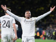 After sitting out Real Madrid practice on Wednesday and Thursday, Kylian Mbappé was back on the training field today.