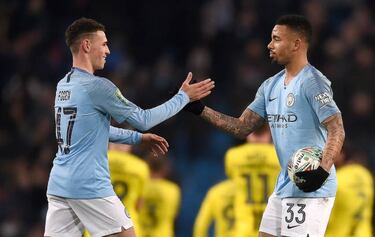 Manchester City: Gabriel Jesus enjoying battle with 'legend' Agüero