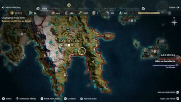 Assassin&#039;s Creed Odyssey - Objetos coleccionables de Laconia