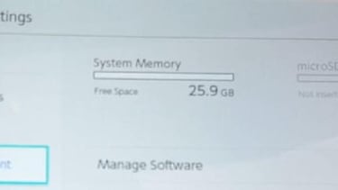 Switch tendrá 26GB de memoria interna disponible