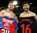 Héctor Herrera y Oribe Peralta intercambiaron camisetas
