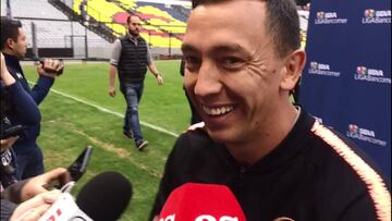 El portero argentino del América expresó en el Día de Medios previo a la final que su sueño es hacerse presente en el marcador, aunque reconoce que su prioridad es evitar los tantos, no hacerlos.