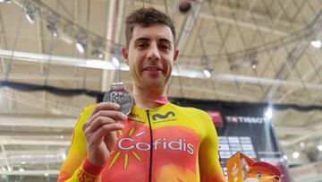 Sebasti&aacute;n Mora, corredor espa&ntilde;ol de ciclismo en pista.