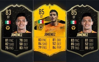 Raúl Jiménez, en el equipo de la semana del FIFA 20