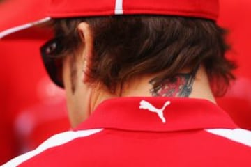 Tatuaje de Fernando Alonso.