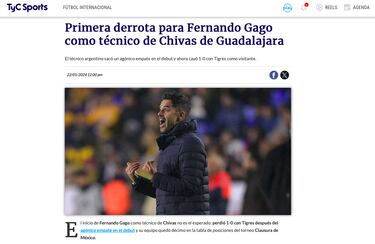 Prensa argentina, decepcionada por el inicio de Fernando Gago en Chivas