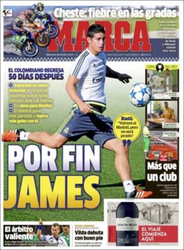 Portadas de la prensa mundial