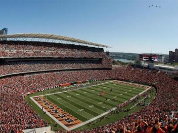 Paul Brown Stadium, capacidad para 65mil 515 aficionados.