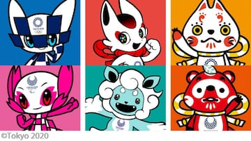 Imagen de las 3 parejas de mascotas finalistas para ser imagen de los Juegos Ol&iacute;mpicos y Paral&iacute;mpicos de Tokio 2020.