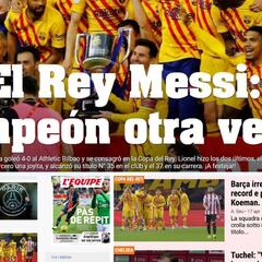 La prensa internacional se rinde al 'rey Messi' y elogia a Koeman