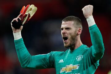 Uno de los españoles más veteranos en la Premier: David de Gea llegó al United en el verano de 2011 a cambio de 25 millones de euros procedente del Atlético de Madrid. Renovó hasta 2023 para defender la portería de 'Los Diablos Rojos' y tiene un valor de mercado de 18 millones.