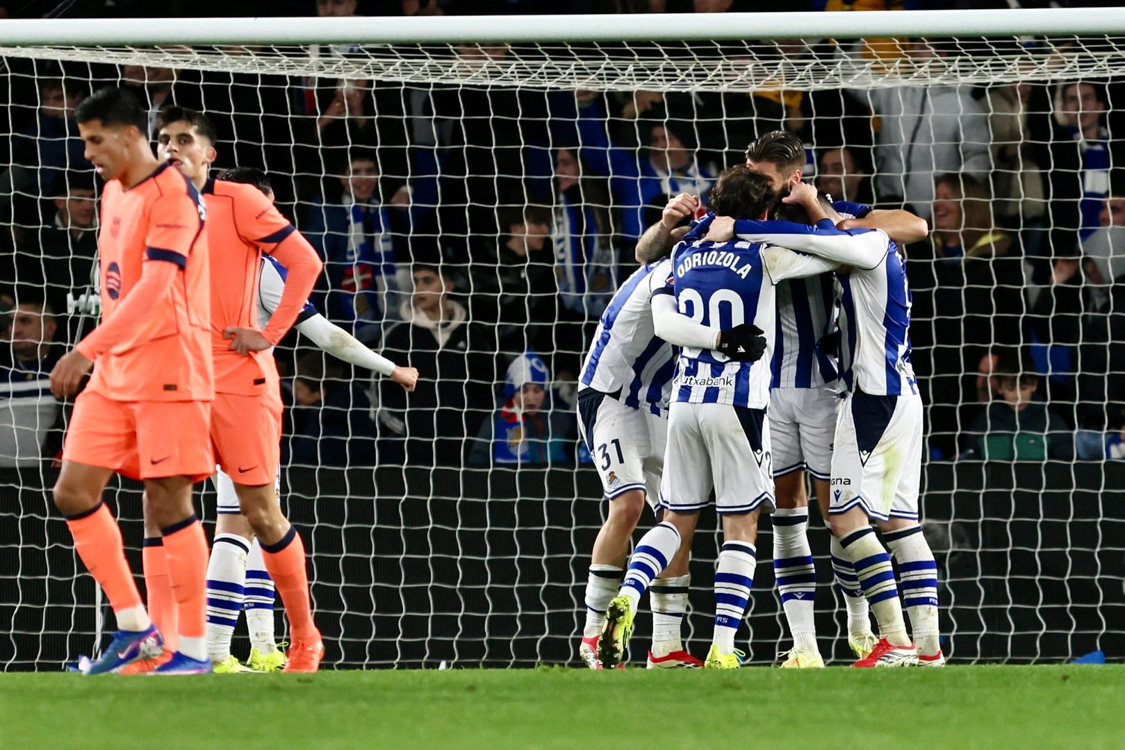La derrota del Barcelona ante la Real Sociedad en imágenes