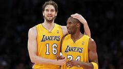 Pau Gasol y Kobe Bryant.