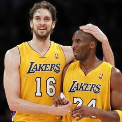 Kobe y Walton apoyan que los Lakers retiren el '16' de Pau Gasol