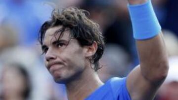 <b>DERROTADO. </b>Rafa Nadal, cariacontecido, perdió su sexta final del año ante Nole Djokovic.
