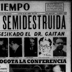 El fútbol apaciguó la guerra, después del 9 de abril de 1948