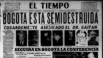 El fútbol apaciguó la guerra, después del 9 de abril de 1948